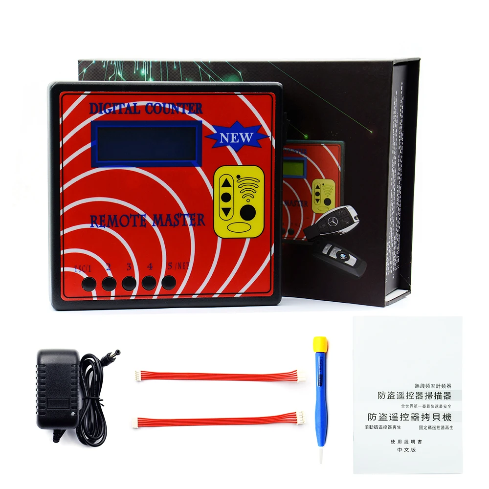 DIGITAL COUNTER REMOTE MASTER 10 Generation frequency display remote control copy regenerate RF Auto tool | Автомобили и