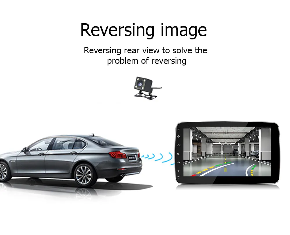 Вращающийся 4G интернет 4 ГБ 64 1 din Автомобильная магнитола для Универсальный