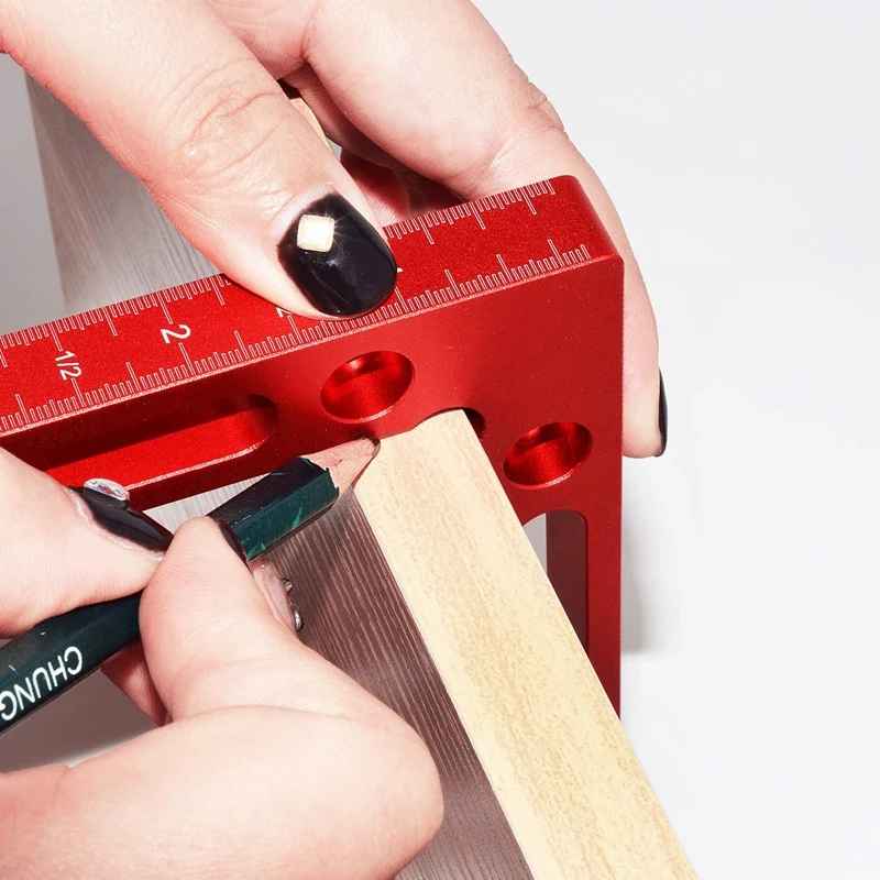 2 предмета из алюминиевого сплава 90 градусов позиционирования квадраты Угловые