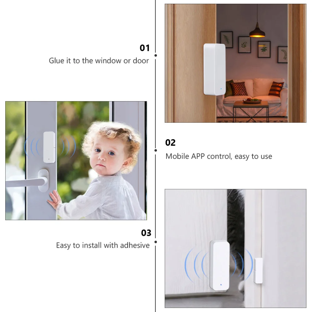 

Wireless Door Sensor App Control Window Entry Warning Switch Open Reminder