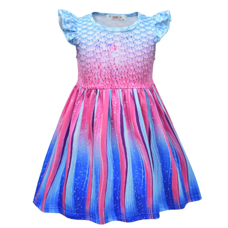 Детское платье Новинка Ха-ха Милое с рукавами-крылышками | Детская одежда и обувь