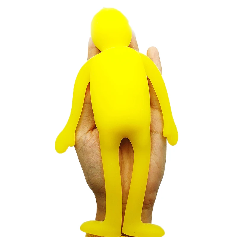 19 см сжимаемые гигантские желтые мужские игрушки для снятия стресса детей снятие