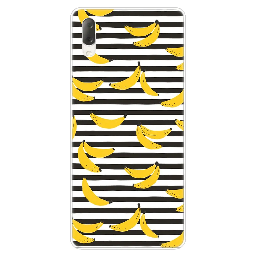 004 Фруктовый лимонный банановый жесткий чехол для Sony Xperia L1 L2 L3 X XA XA1 XA2 XA3 ультра 10 плюс E5 XZ XZ1 XZ2 компактный XZ3 XZ5 2 20 крышка - Цвет: 004