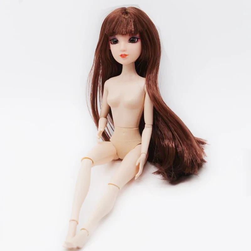 По E-packet Barbiees тело с 12 подвижными шарнирами и 5 шт. Оригинальная кукла голова DIY кукла выбирается случайным образом девочка игрушка