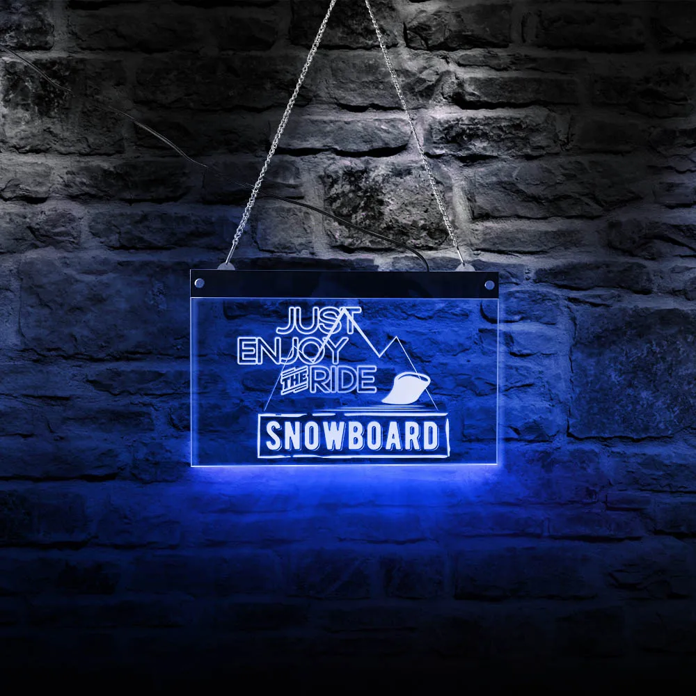 Просто наслаждайтесь ездой сноуборд великолепное предложение светодиодный