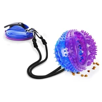 pet dog toys silicon suction cup tug dog toy dogs push ball toy pet leakage food toys pet tooth cleaning dogs toothbrush brush