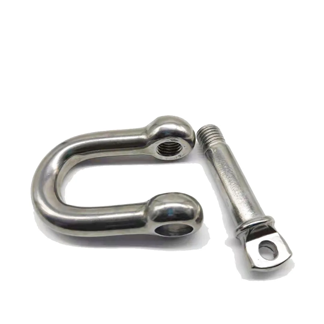 

M4 2pcs stainless steel 304 D- dee shackle , High quality antirust shackle , sus304 m4 dee shackle