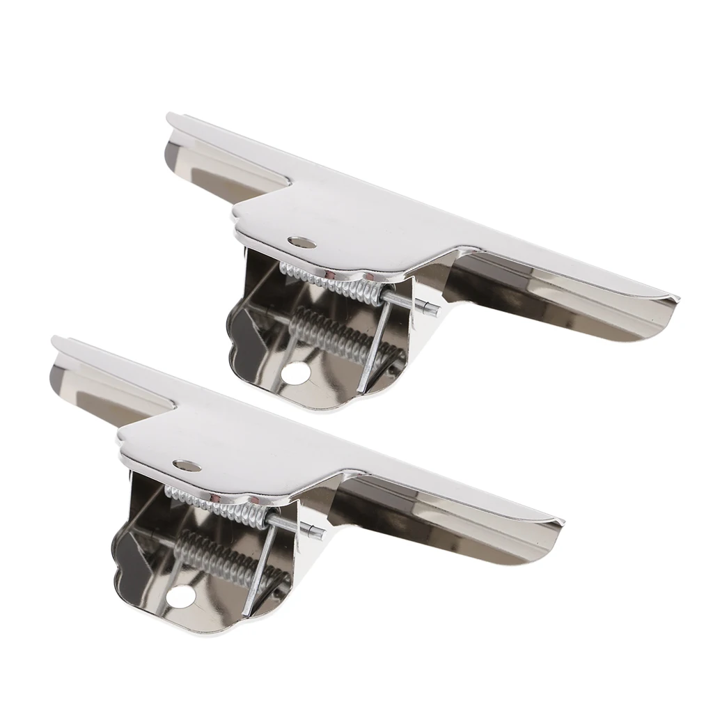 

2x Heavy Duty Stainless Steel Clips Binder Clip School Home Office File Clip