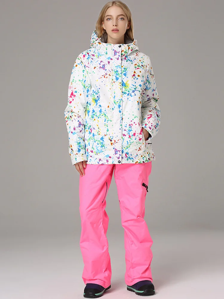 горнолыжный костюм женскийлыжный лыжный женский зимний сноуборд спортивный