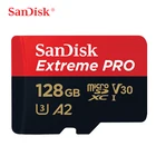 Карта памяти SanDisk Extreme PRO, карта microSDXC, 256 ГБ, 128 ГБ, 64 ГБ, скорость чтения 170, МБс. 32 ГБ, 100, карта TF, U3, 4K, UHD, карта Micro SD