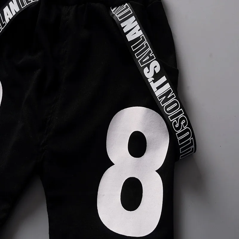 

New children's fashion short-sleeved suit, children's solid color shorts, baby boy clothes, casual wear, thin boutique suits