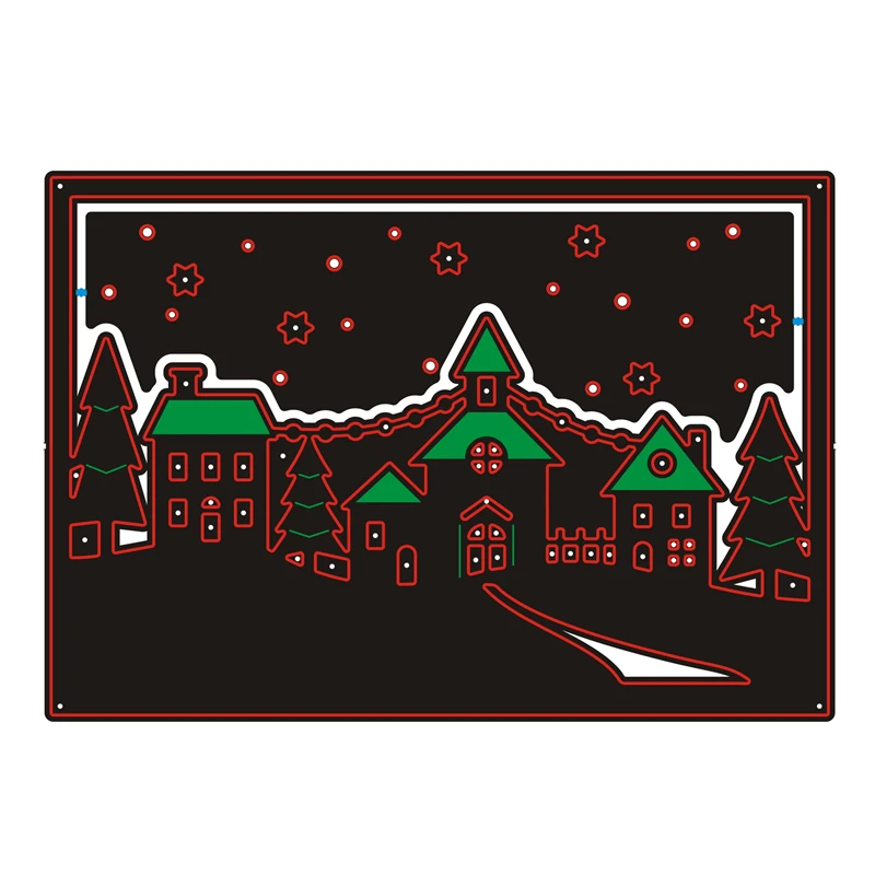 3D Новые металлические штампы и Скрапбукинг для изготовления бумаги