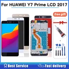 ЖК-дисплей с сенсорным экраном для HUAWEI Y7 Prime, дигитайзер для Huawei Y7 Prime 2017, ЖК-дисплей с рамкой TRT L21 L21A L21X LX2 LX1 LX3