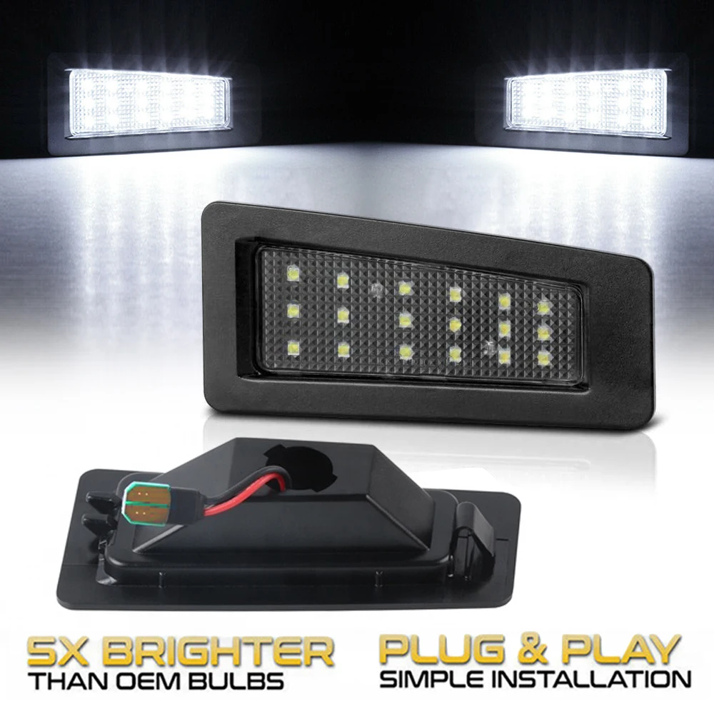 

2Pcs Error Free LED License Plate Light Number Plate Lamp For Mazda 3 2013-2018 | Mazda CX-3 2015-2021 | Mazda 2 Sedan 2015-2017