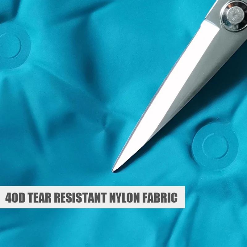 

Camping Sleeping Pad Comfortable Sleep Air Mattress with Built-in Pillow Ultralight Portable Fast Inflatable for Travel