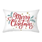 Рождественская декоративная подушка, чехол в виде деда мороза, чехол для дома, Декор, чехол для дивана, Автомобильная подушка, украшение, 30x50 см