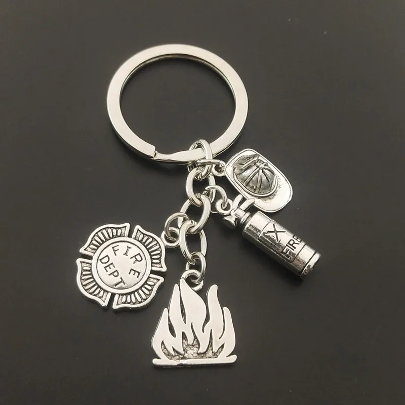 Новинка 2020 брелок для ключей с огнетушителем/подарок пожарной службы/подарок