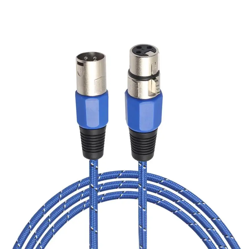

XLR Cable Karaoke Microphone Sound Cannon Cable Plug Guitar Extension Mikrofon Cable For Audio Mixer Amplifier Sмикрофон