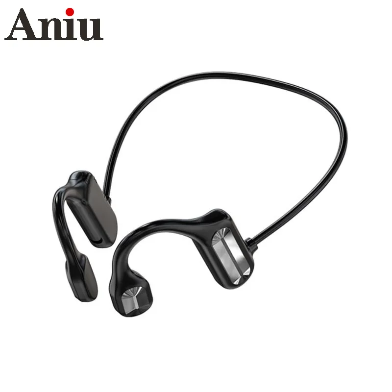 

BL09 Bone Conduction Earphones Wireless Bluetooth Headphones Stereo HIFI Ear-hook Sport Running Waterproof Headsets With Mic