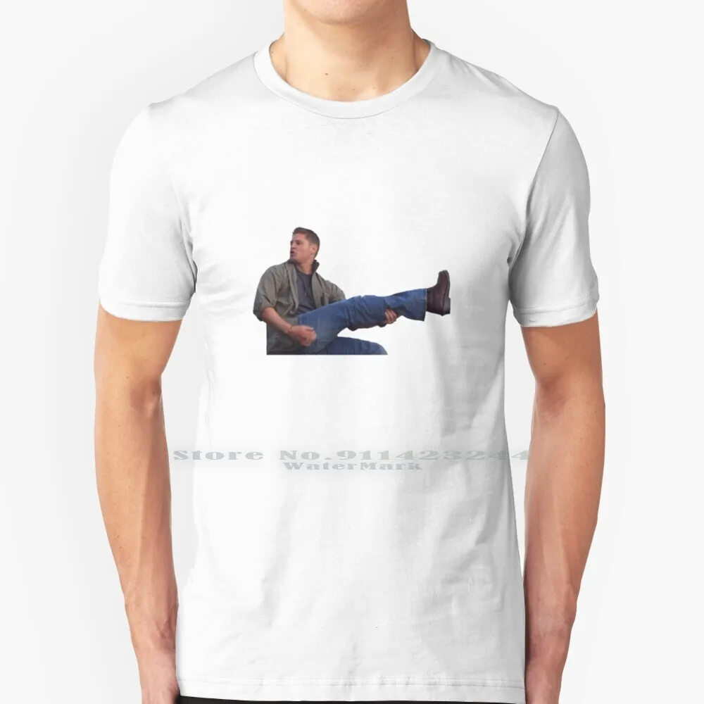 Jensen Ackles футболка из 100% чистого хлопка Dean Winchester Jared Padalecki Supernatural|Мужские футболки| |