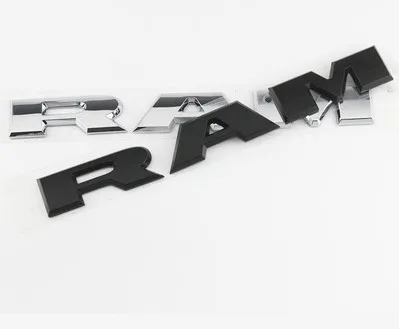 4 Sets Of RAM Matte Black 3D Letters Tailgame Emblem Rear Sticker for Dodge 1500 2015 2016 2017 2018 | Автомобили и мотоциклы