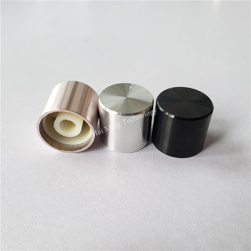 10 шт. алюминиевая пластиковая ручка потенциометра 19*17*6 мм переключения громкости