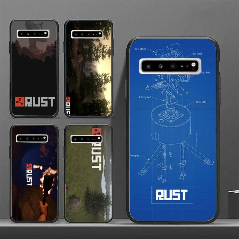

RUST GAME Phone Case for Samsung A02 A52 A12 A8 Plus A9 2018 A10S A20 A30 A40 A50 A70 A72 A32 Case