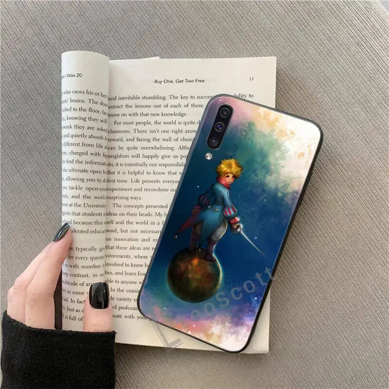 

0 Fairy tale little prince Phone Case For Samsung A40 A31 A50 A51 A71 A20E A20S S8 S9 S10 S20 Plus note 20 ultra