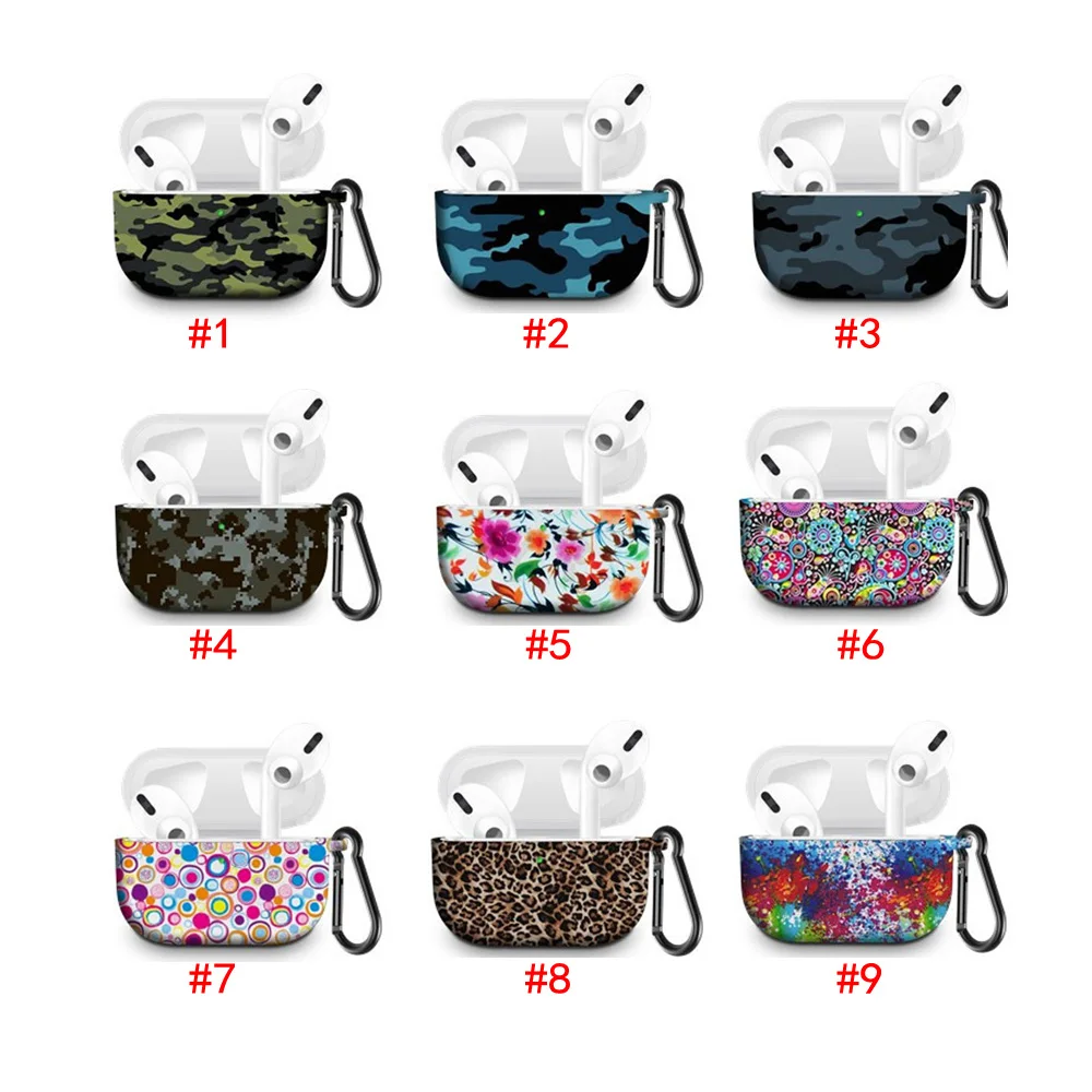 Многоцветный беспроводной чехол для наушников AirPods Pro силиконовый отличный Чехол