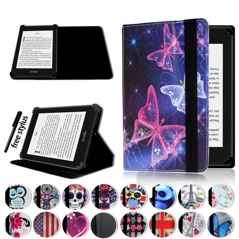 Кожаный чехол подставка для планшета 4/5 // 7/8/9 Paperwhite 1/2/3/4 Fire HD 6 дюймов 4th/5th Gen|Чехлы