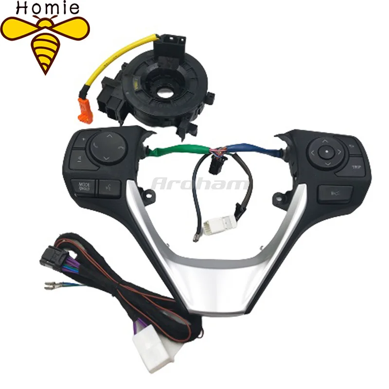 Многофункциональная кнопка управления рулевым колесом круиз Bluetooth для Toyota Corolla