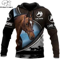beautiful horse animal 3d printed autumn men hoodies unisex casual pullover zip hoodie streetwear sudadera hombre dw0550