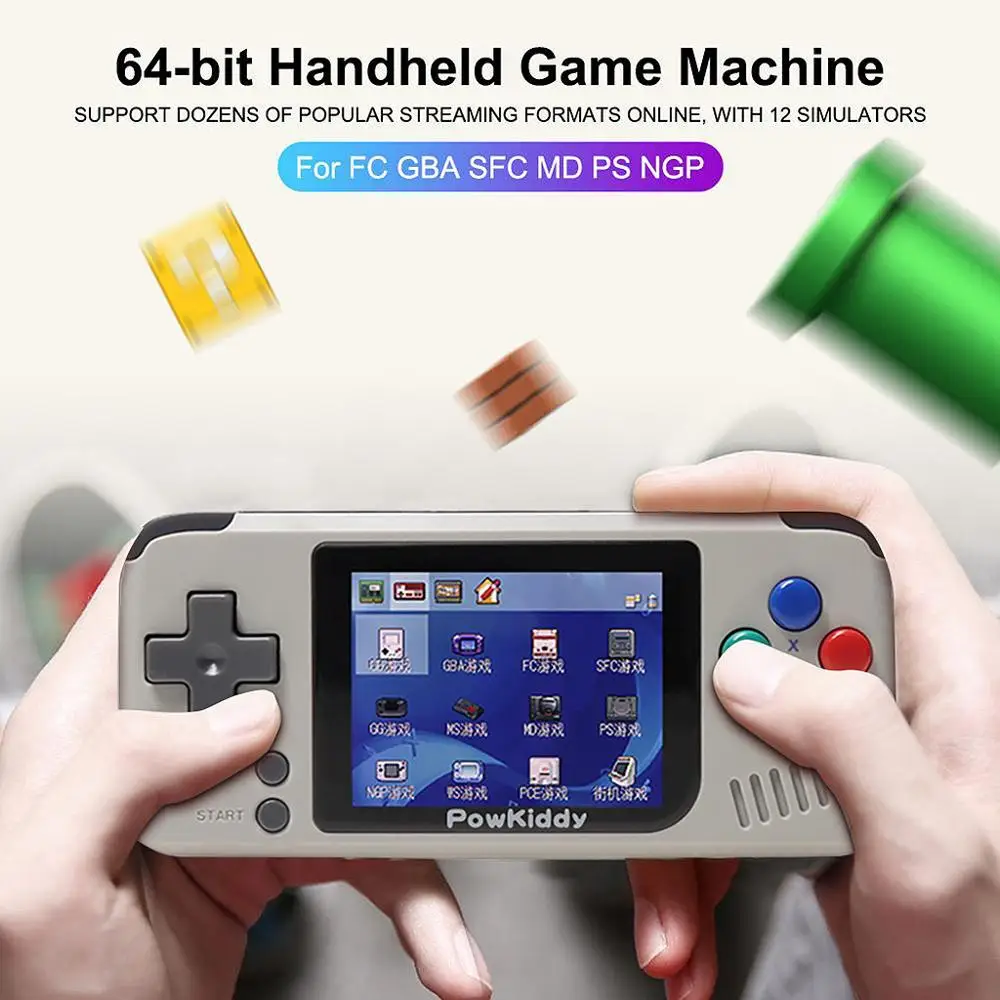 Новая Ретро портативная игровая консоль 64-разрядная машина с открытым исходным