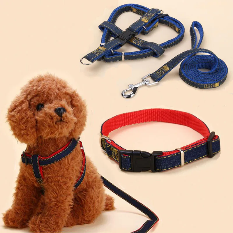 Регулируемый поводок для собаки и собак ошейник щенков тренировок на открытом