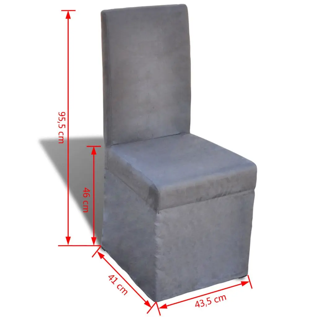 Подкладка для стульев темно серый 4 предмета серая подкладка кухни гостиной с