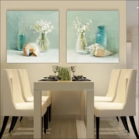 modern decorative painting fresco in dining room diyframe flowers and plants 50x50 60x60 decorative wall painting hanging pictur