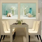 Современная декоративная картина, фрекс в столовой, DIY рамка, цветы и растения 50x50 60x60, Декоративная Настенная картина, висячий картина