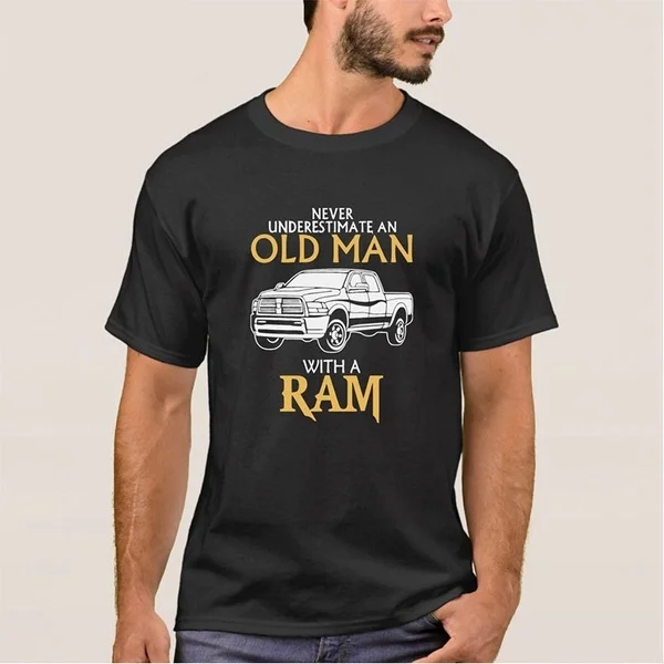 

Dodge Ram Logo Black Short Sleeve T-Shirt Men Tees