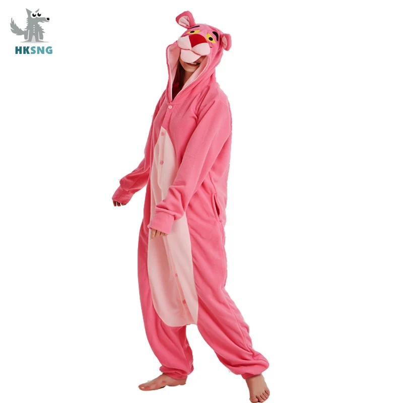 HKSNG/Пижама кигуруми с розовой пантерой для взрослых Пижама рисунками животных