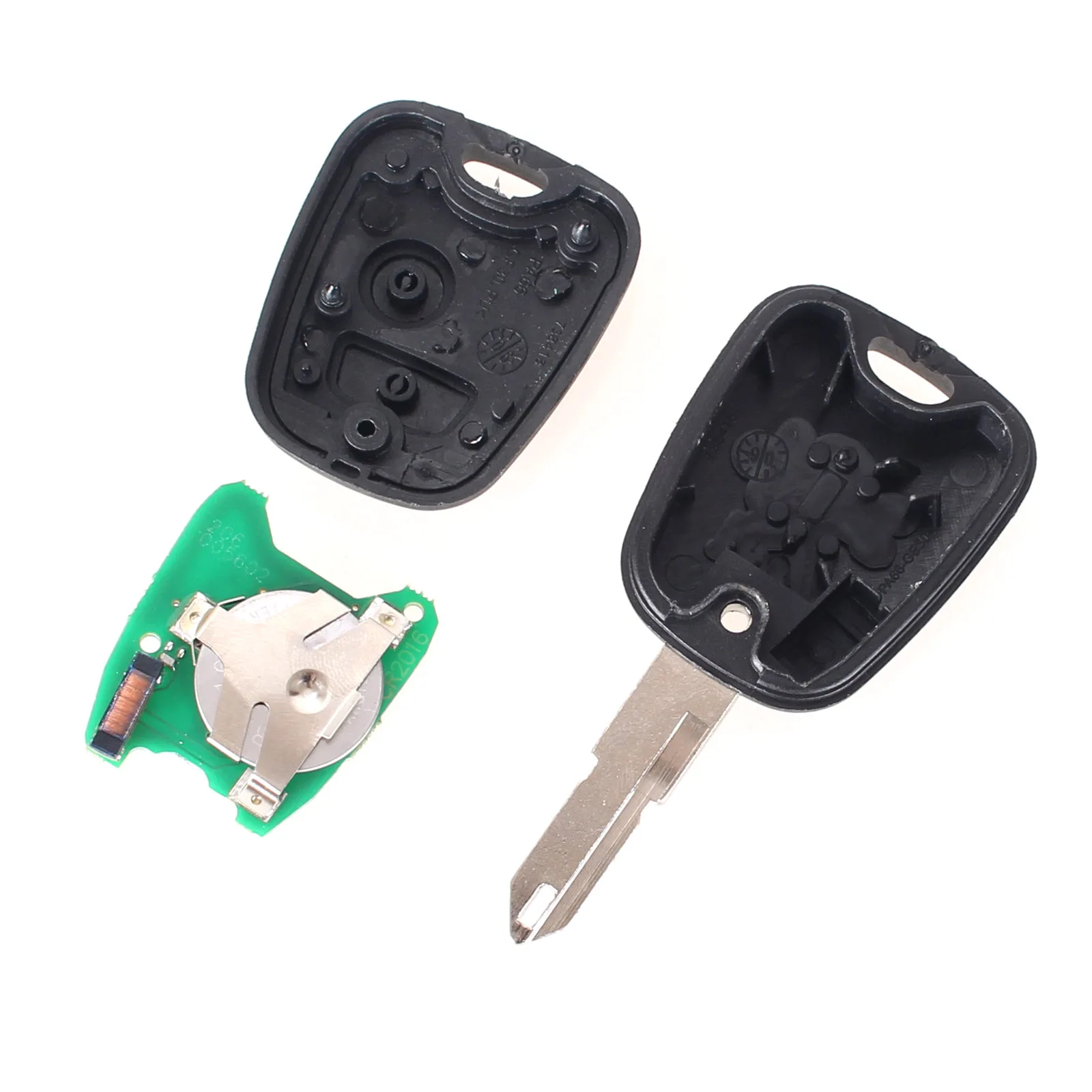 Пульт дистанционного управления KEYYOU с 2 кнопками ASK для PEUGEOT 206 307 Partner Citroen C1 C3 433 МГц