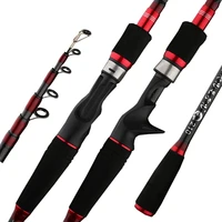 1 8m 2 1m 2 4m 2 7m lure fishing rod scalable straight shank spining pole casting rods fishing pole