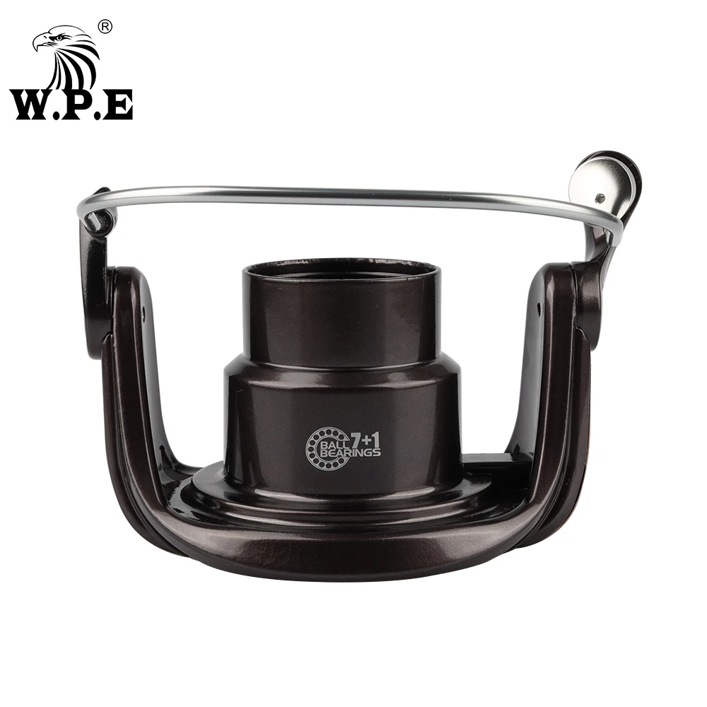 Катушка рыболовная W.P.E HKB металлическая катушка для спиннинга 6000 8000 макс.