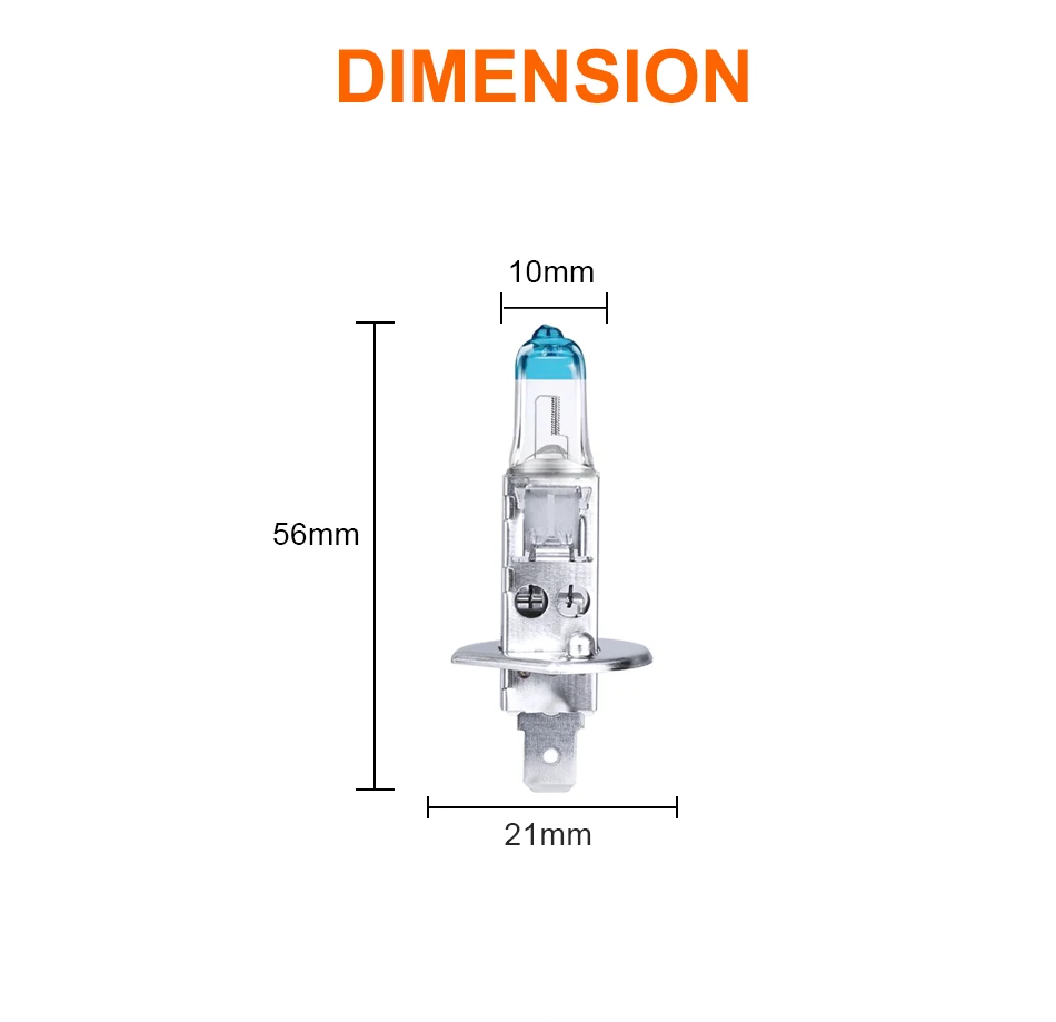 Лампа Ксеноновая OSRAM+ 20% больше белого света Night breaker лазерной следующего поколения H1 галогенные лампы 12V 55W Противотуманные лампы H1 64150NL+ 150% Яркость 1 пара