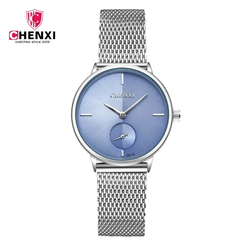 Женские наручные часы CHENXI модные с водонепроницаемостью до 30 м женские кварцевые