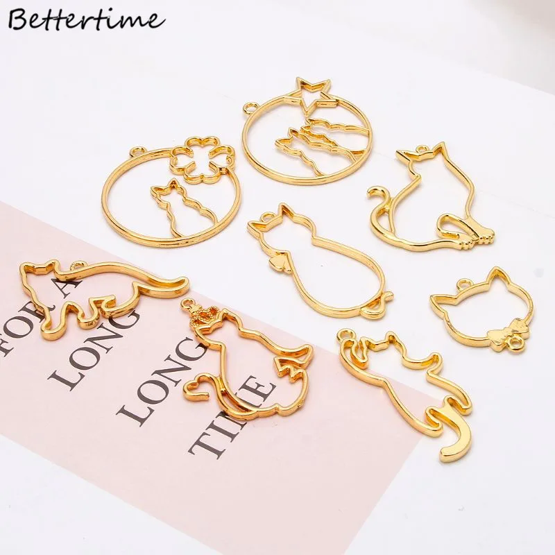 Металлическая оправа для изготовления ювелирных изделий 9 шт. кулон с милым