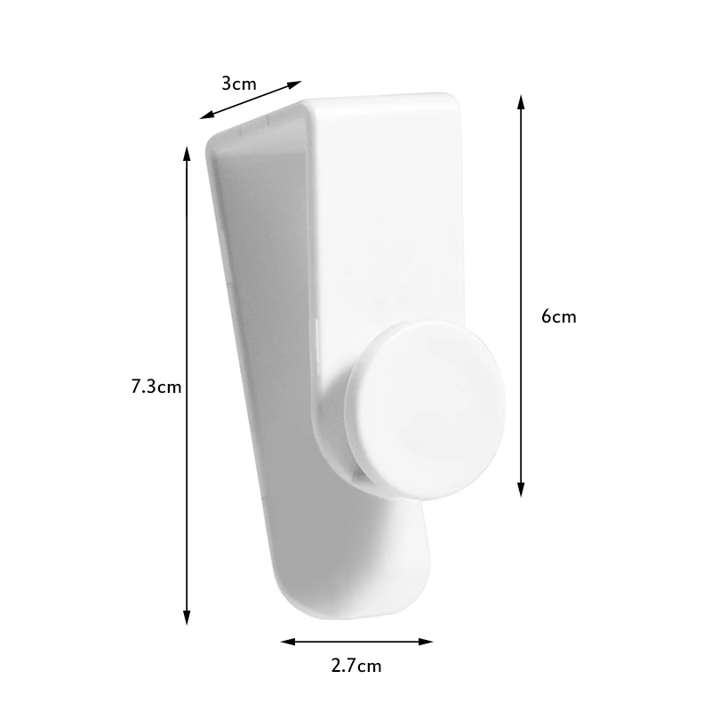 

2Pcs/Set Multipurpose Plastic Hooks Kitchen Cabinet Clothes Home Storage Hanger Bathroom Towel Door Hooks To Hang Accessories