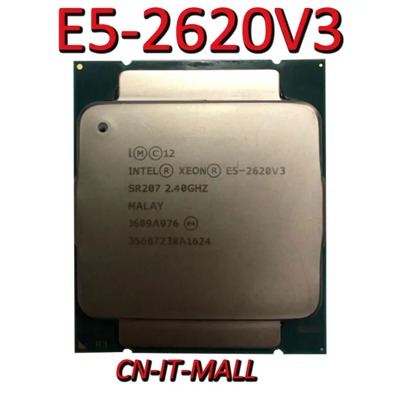

Intel Xeon E5-2620V3 CPU 2.4GHz 15MB Cache 6 Cores 12 Threads LGA2011-3 Processor