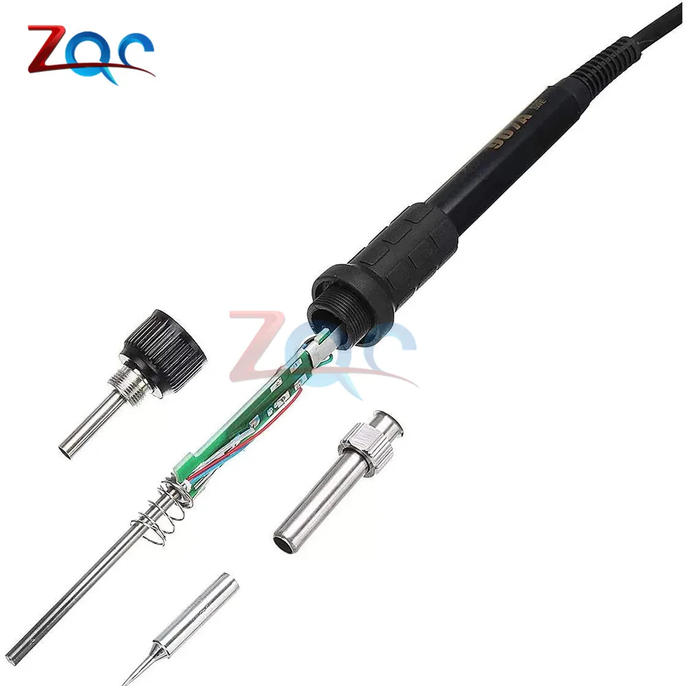 Электрический паяльник 907A 936 паяльный инструмент с 5 отверстиями/7 отверстиями 50