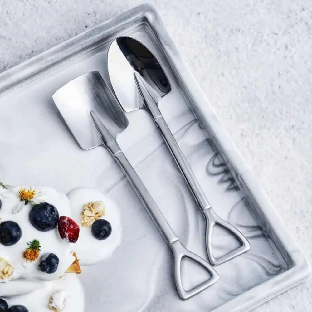 

Watermelon Coffee Ice Cream Square Pointed Shovel Shape Spoon Kitchen Gadget