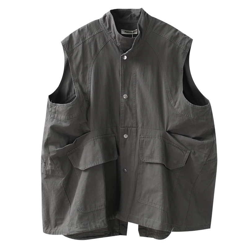 Women vest Autumn Winter Large size Loose Cardigan Coat 2019 New Ladies Fashion Tops Sleeveless pocket Casual jackets | Женская одежда